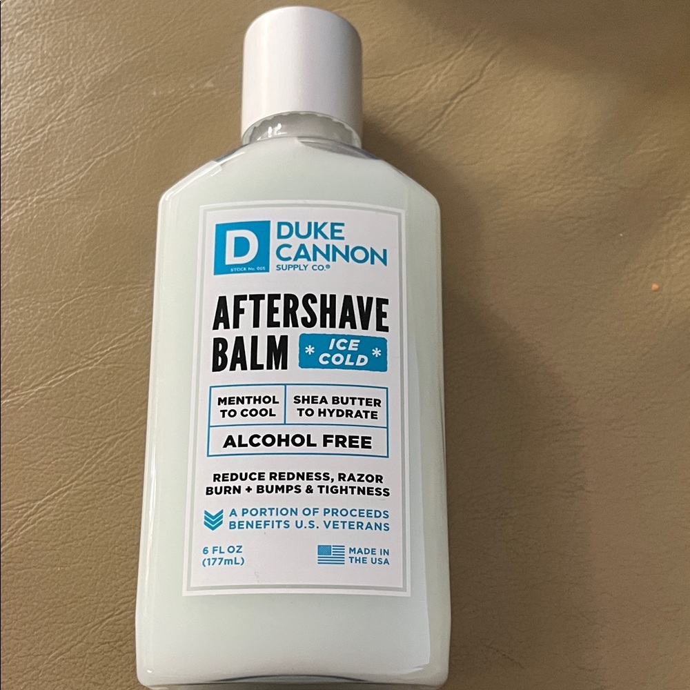 NIP! Duke Cannon Ice Cold Aftershave Balm